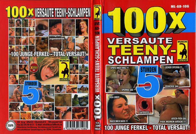 100 X Versaute Teeny Schlampen. 